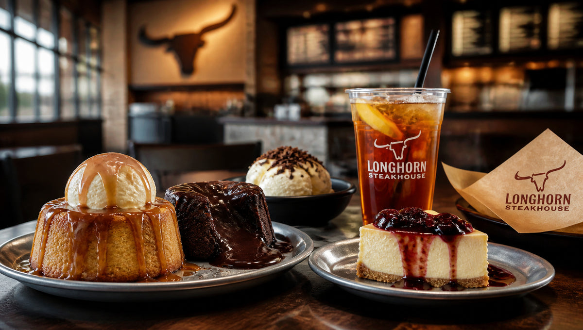 LongHorn Steakhouse Dessert Menu with Prices and Calories