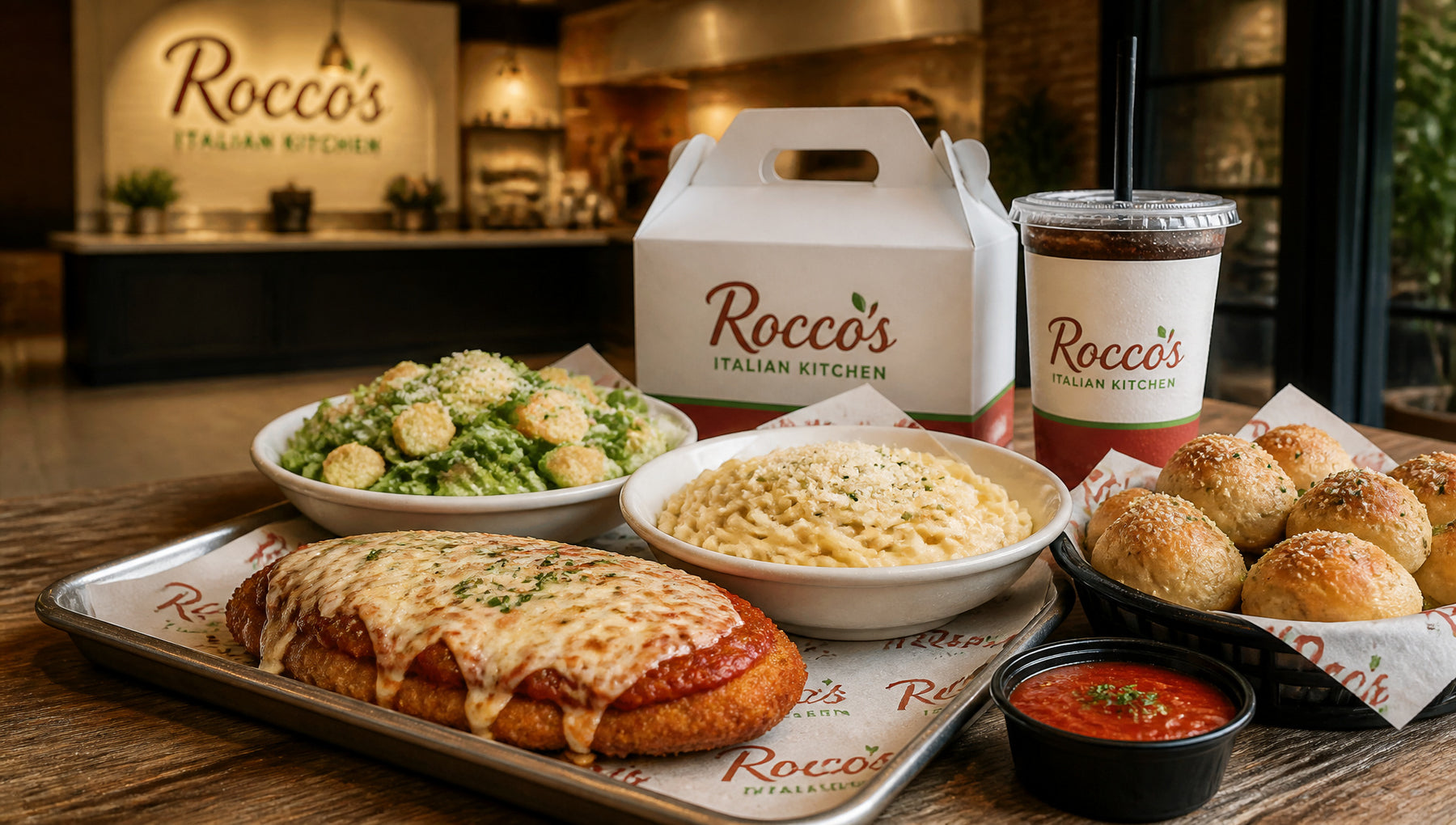 Rocco's Italian Kitchen Menu with Prices and Popular Items