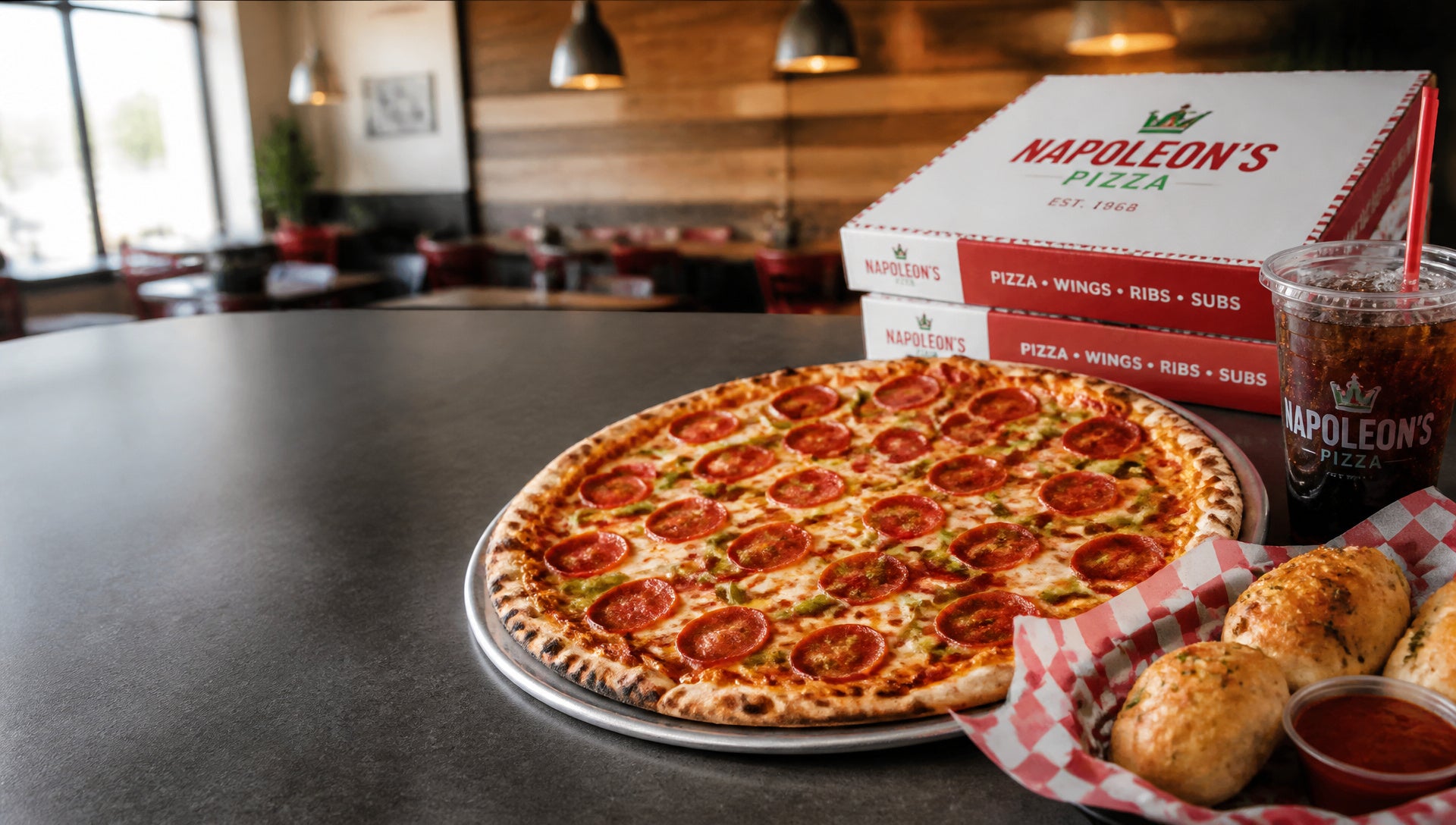 Napoleon's Pizza Menu Prices, Calories and Best Picks