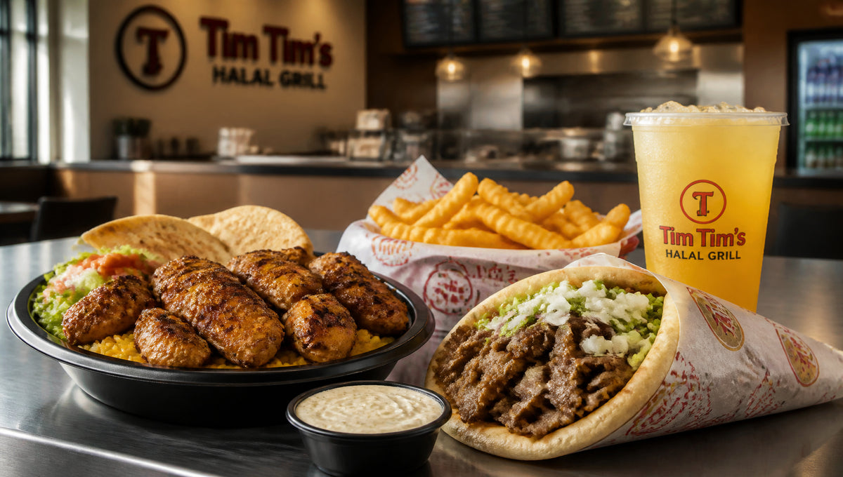 Tim Tim's Halal Grill Menu with Prices and Calories