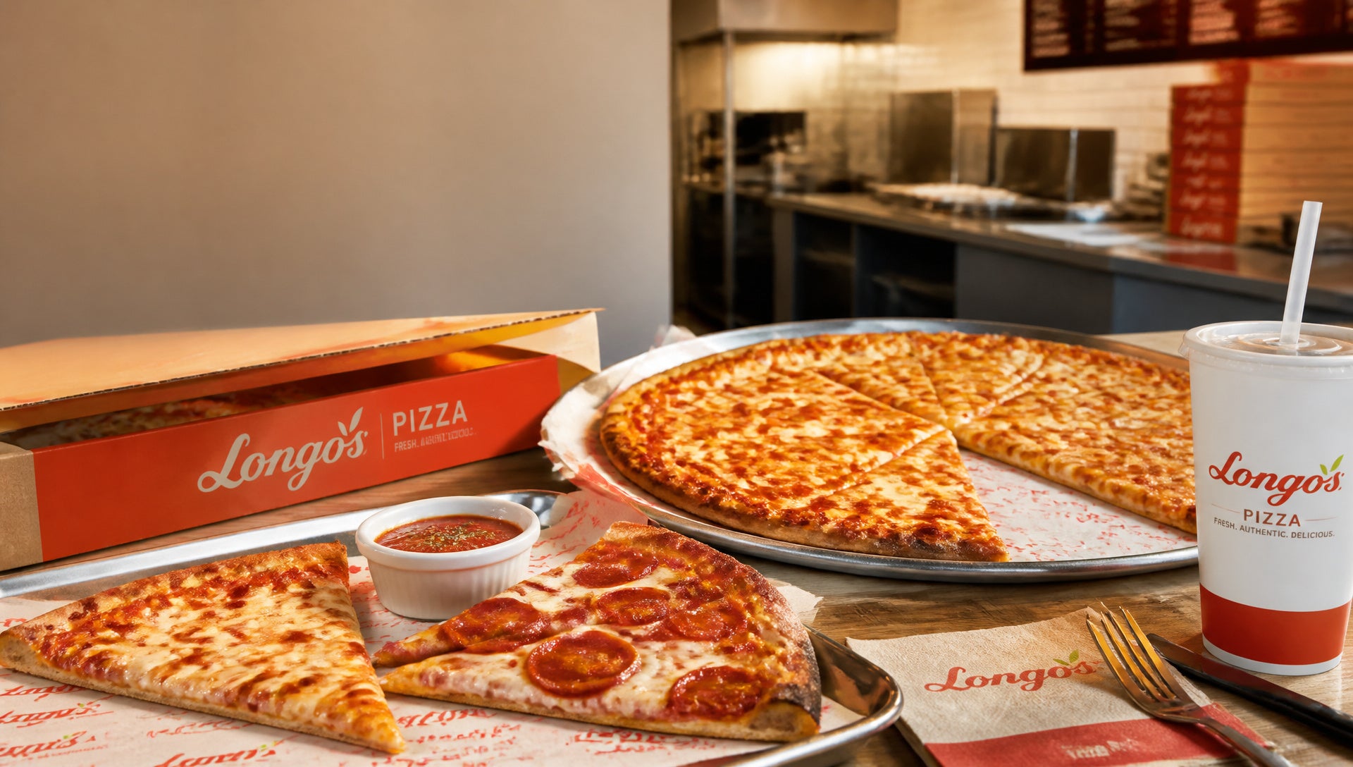 Longo's Pizza Menu with Prices, Calories and Popular Items
