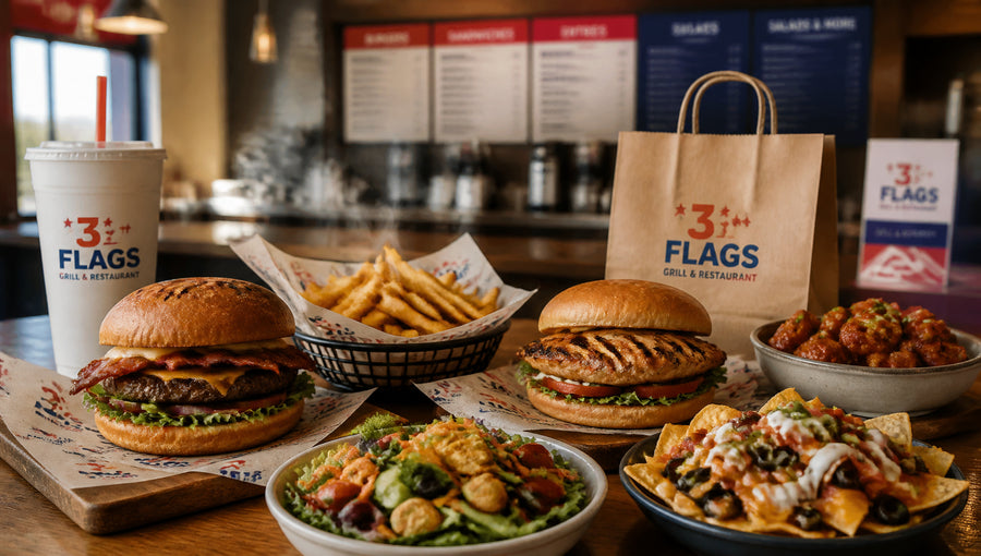 3 Flags Grill & Restaurant Menu with Prices & Best Picks