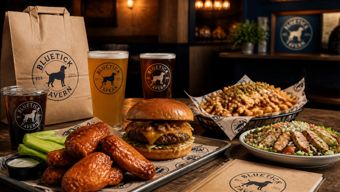 Bluetick Tavern Menu with Prices, Calories and Popular Items