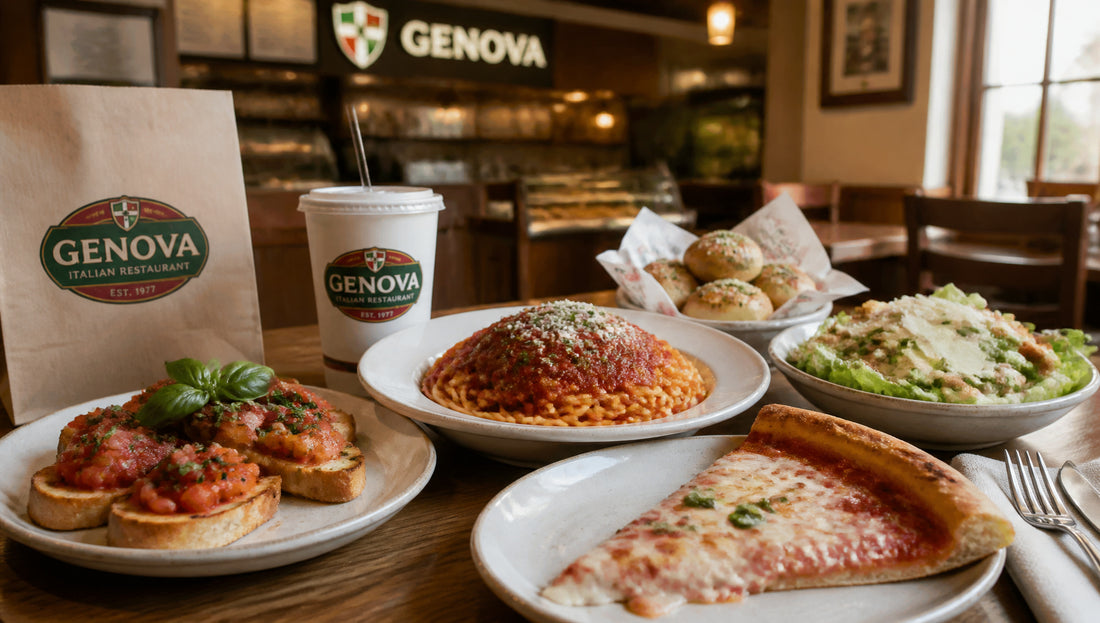Genova Italian Restaurant Menu Prices and Calories