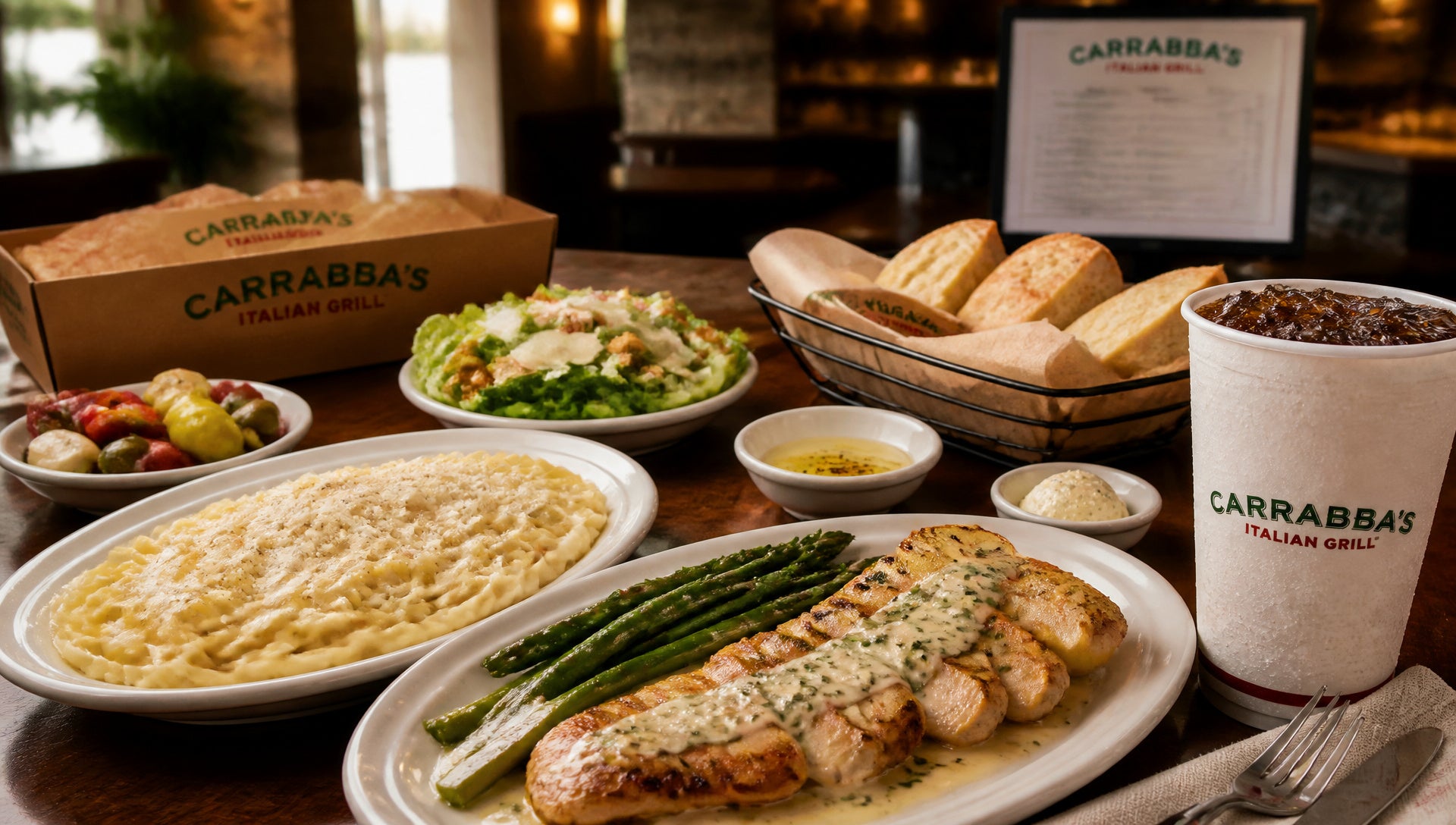 Carrabba's Menu with Prices, Calories and Popular Items