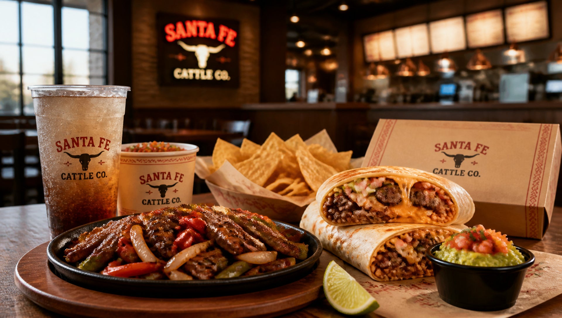 Santa Fe Cattle Co. Menu with Prices, Calories and Best Picks