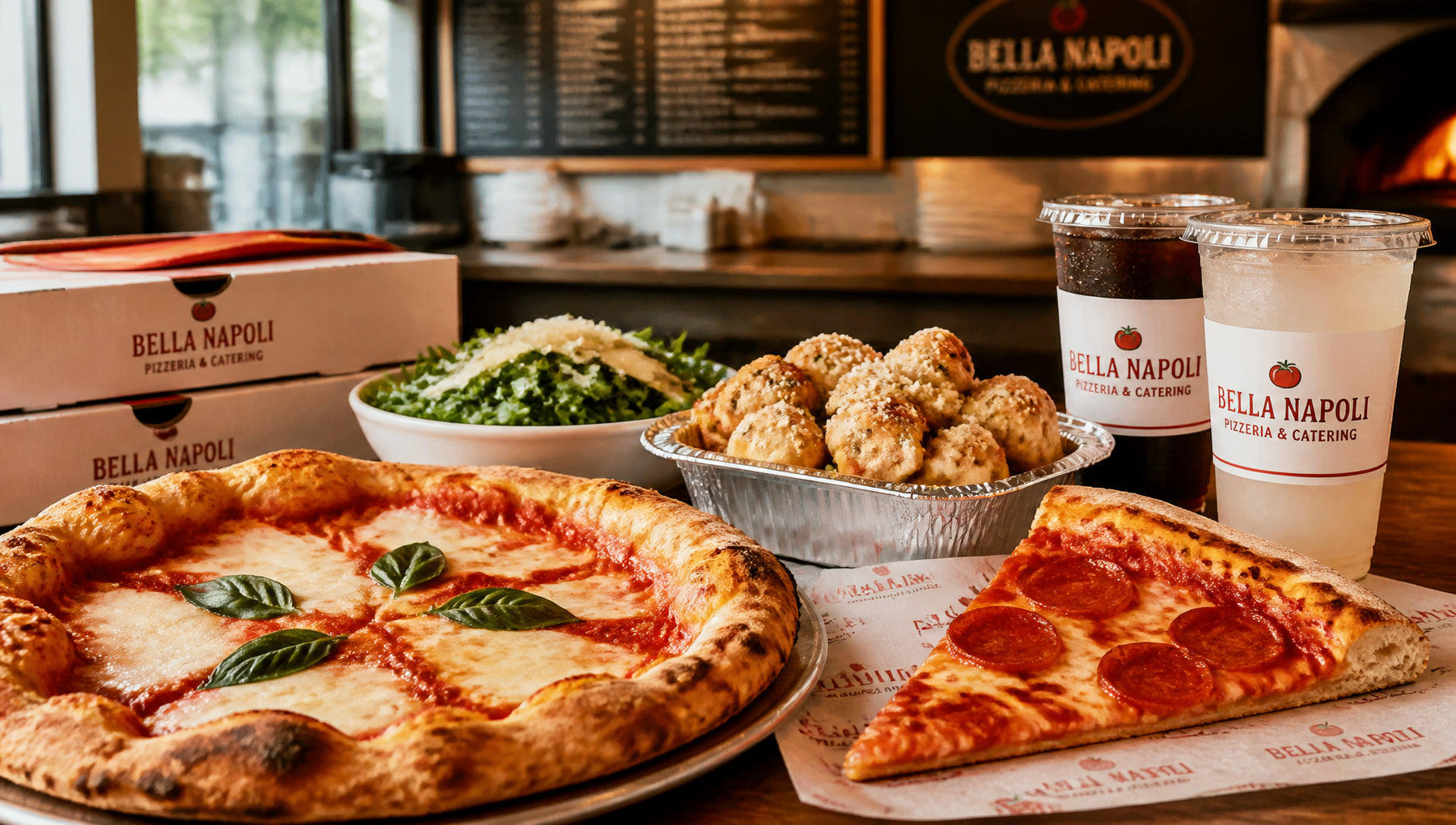 Bella Napoli Pizzeria & Catering Menu with Prices