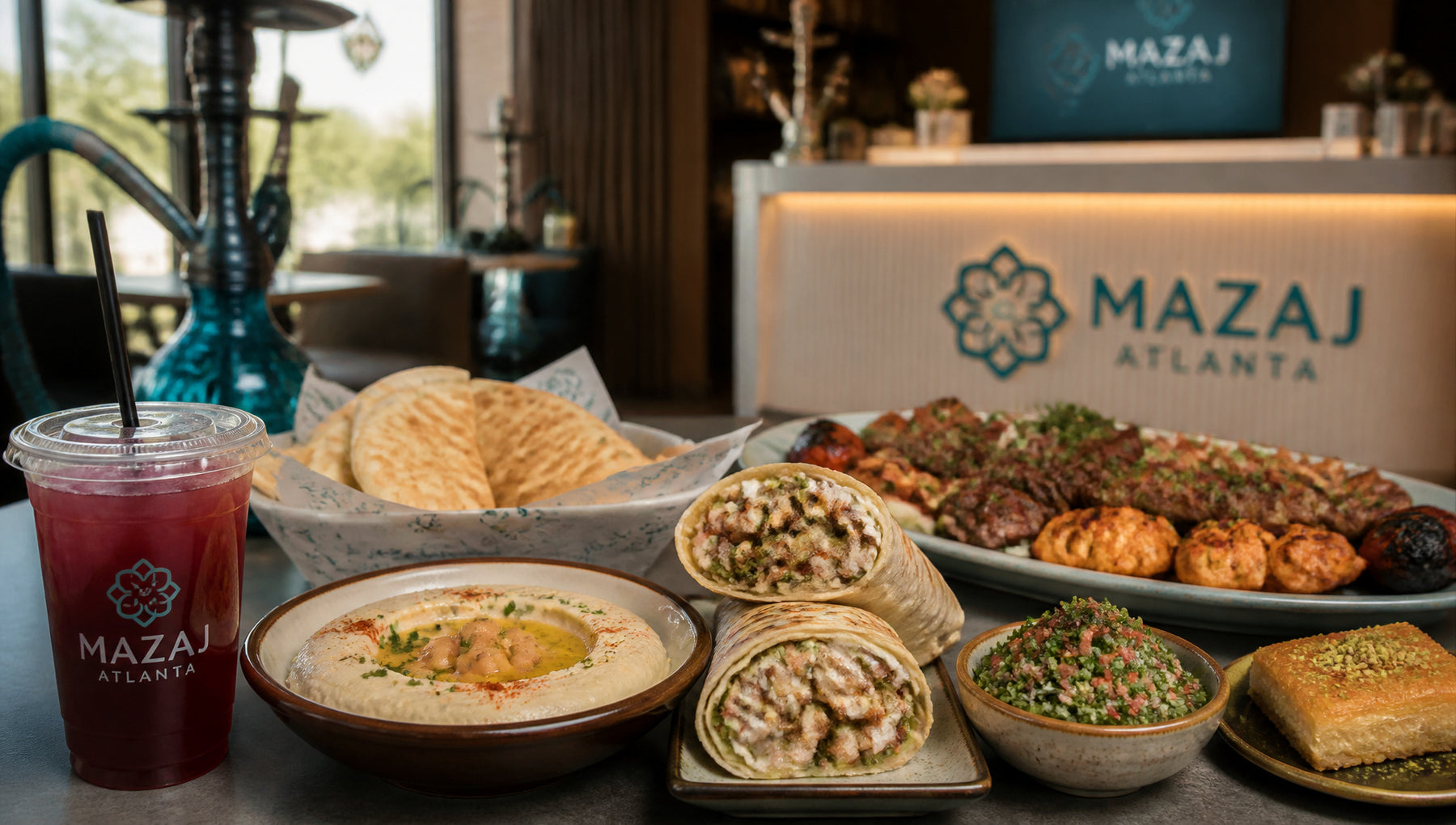 Mazaj Atlanta Menu with Prices, Hookah and Popular Items