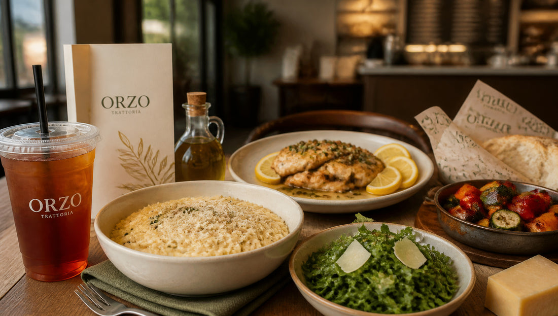 Orzo Trattoria Menu with Prices, Calories and Best Picks