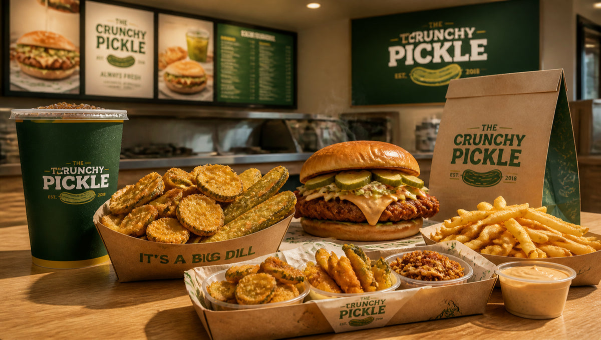 The Crunchy Pickle Menu with Prices and Calories