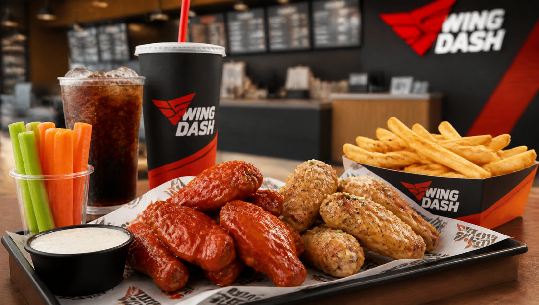 Wing Dash Menu with Prices, Calories and Popular Items