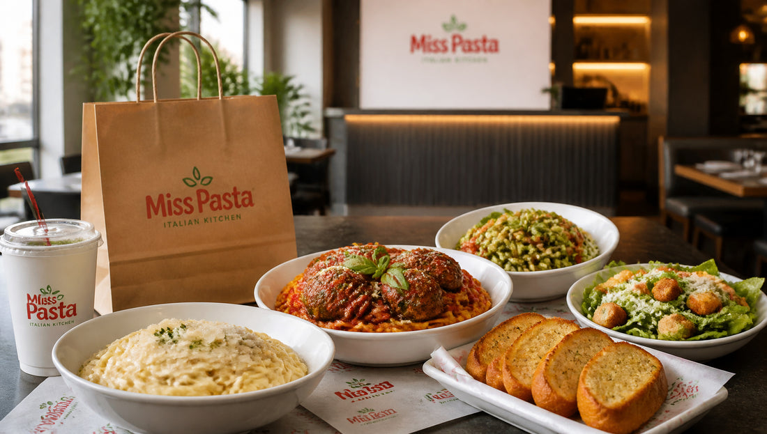 Miss Pasta Menu with Prices, Calories and Popular Items