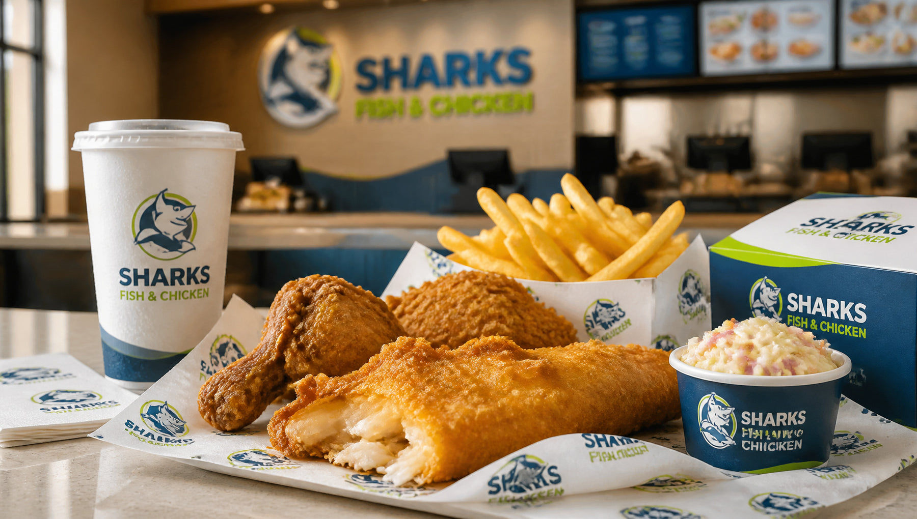 Sharks Fish and Chicken Menu with Prices and Popular Items