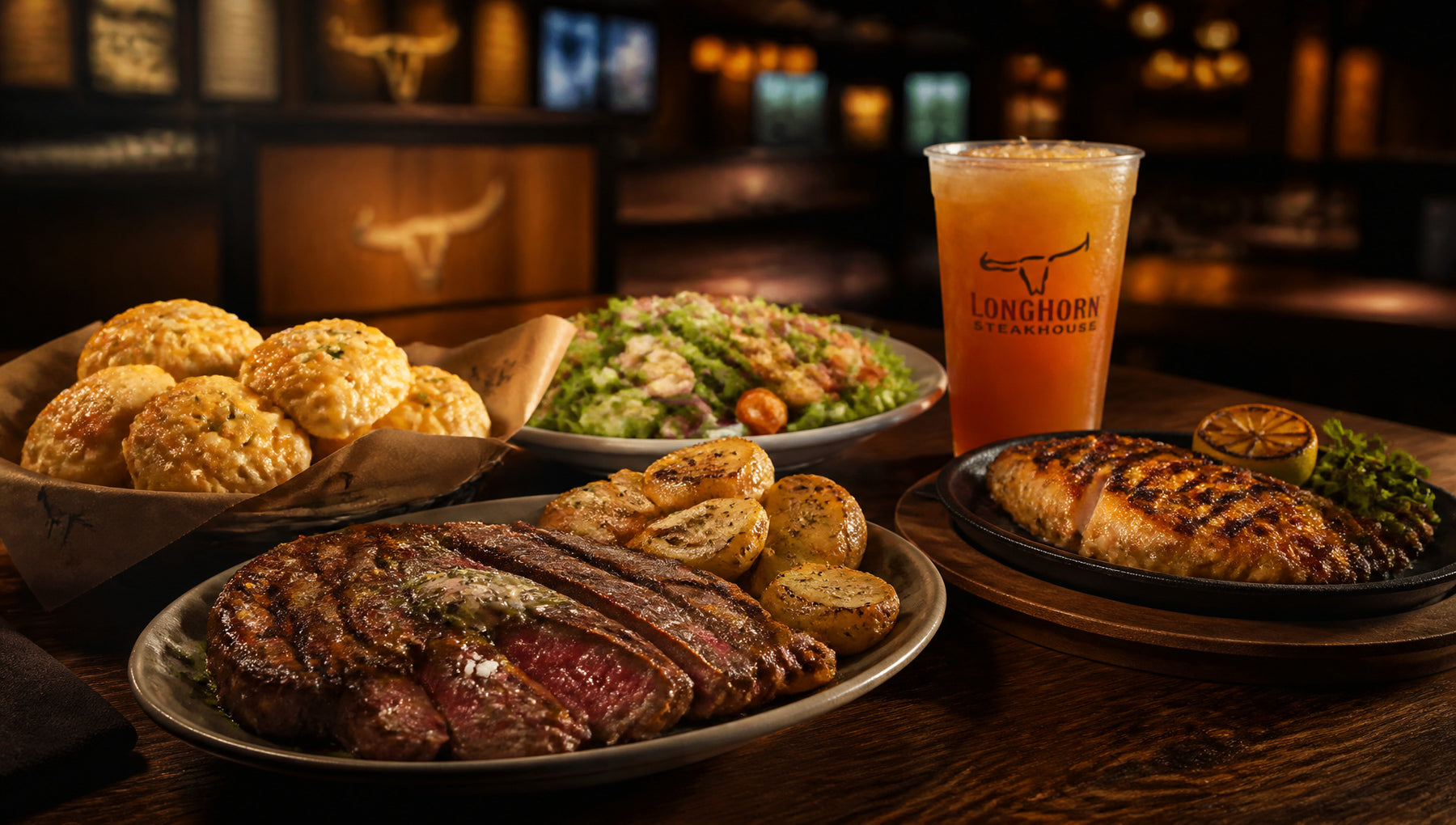 LongHorn Dinner Menu with Prices, Calories and Best Picks