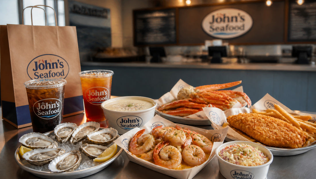 John's Seafood Menu with Prices, Calories & Best Picks