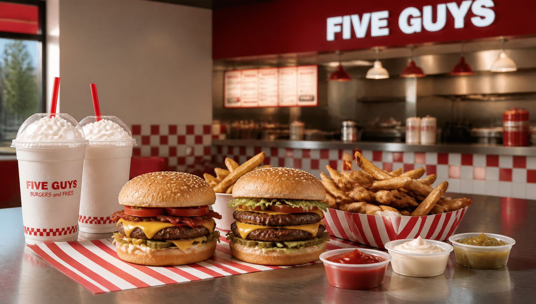 Five Guys Menu with Prices, Calories and Popular Items