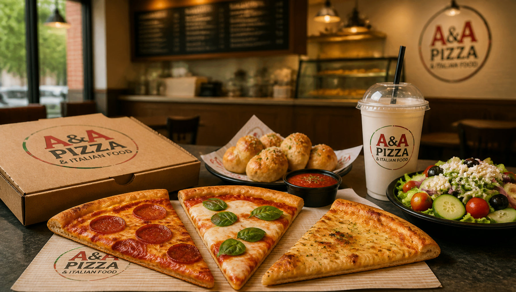 A&A Pizza and Italian Food Menu with Prices & Top Picks