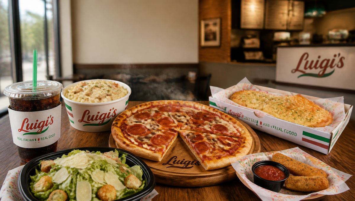 Luigi's Menu with Prices, Calories and Popular Items