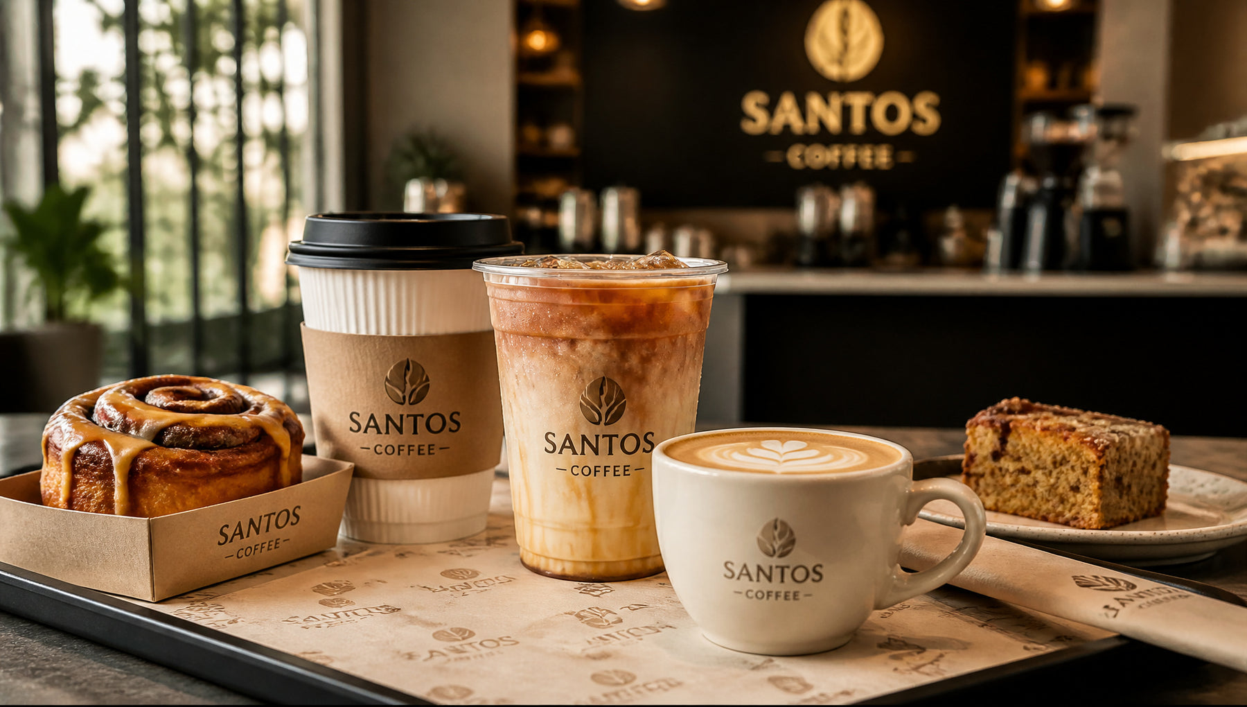 Santos Coffee Menu with Prices, Calories & Best Picks
