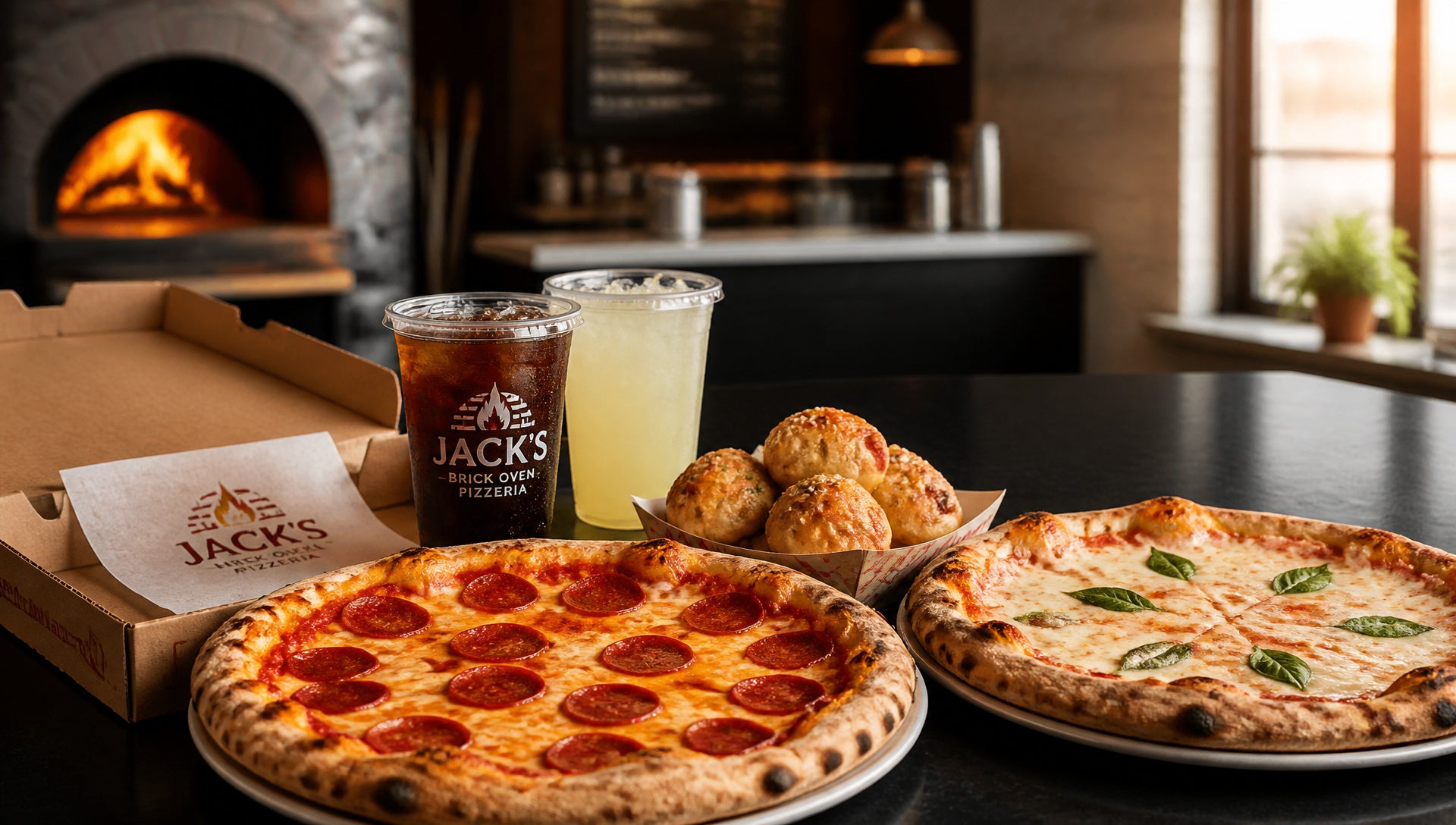 Jack's Brick Oven Pizzeria Menu with Prices and Calories
