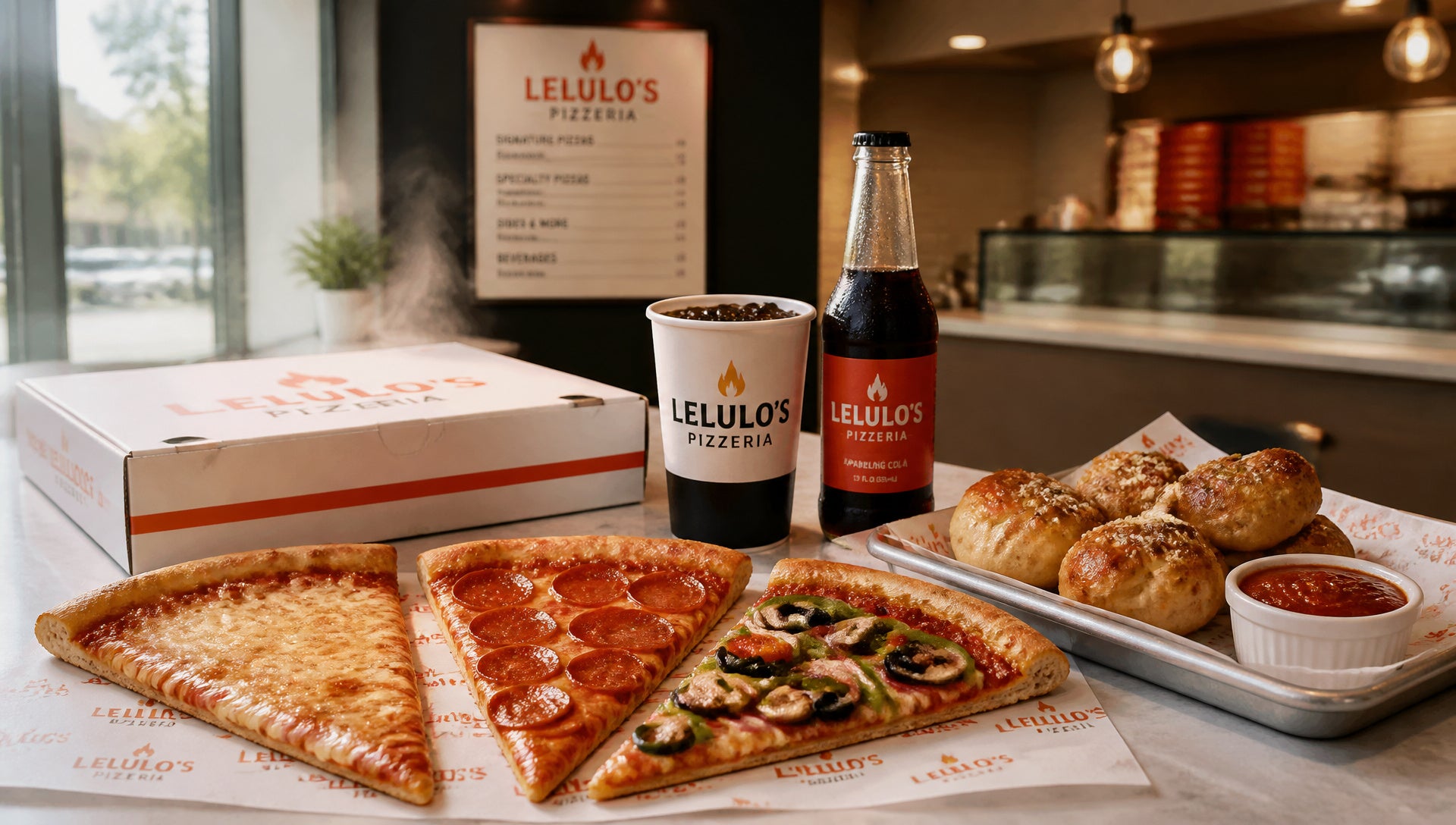 Lelulo's Pizzeria Menu with Prices, Calories and Deals