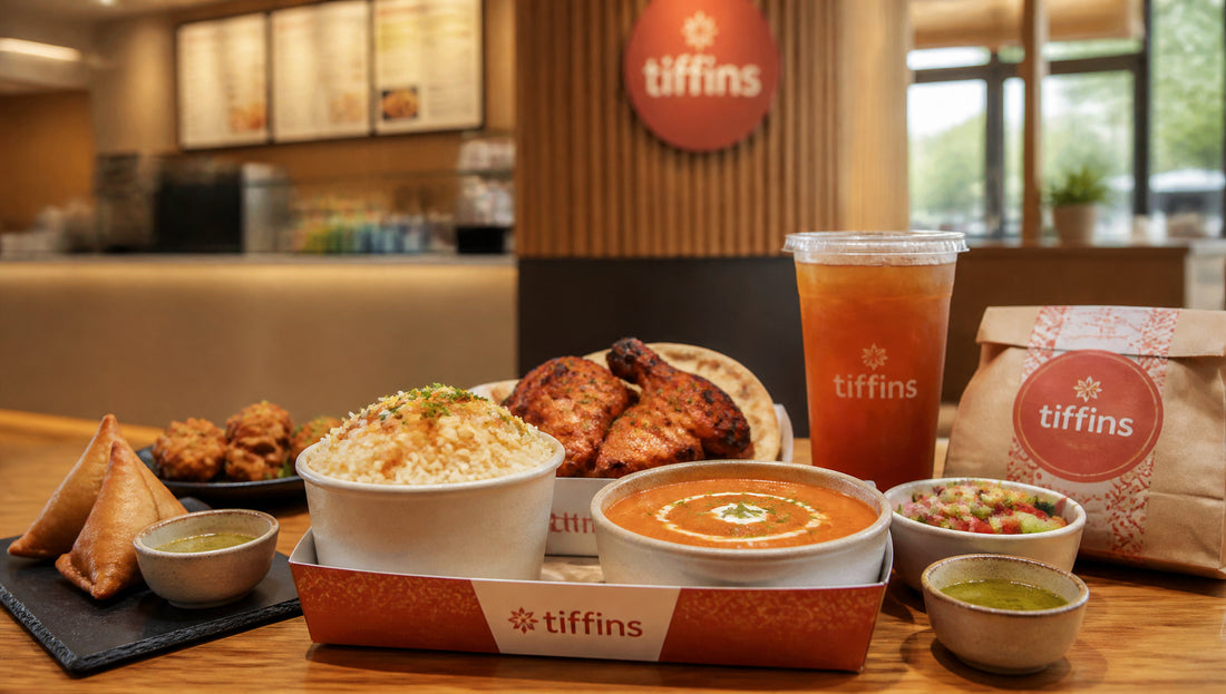 Tiffins Menu with Prices, Calories and Best Picks