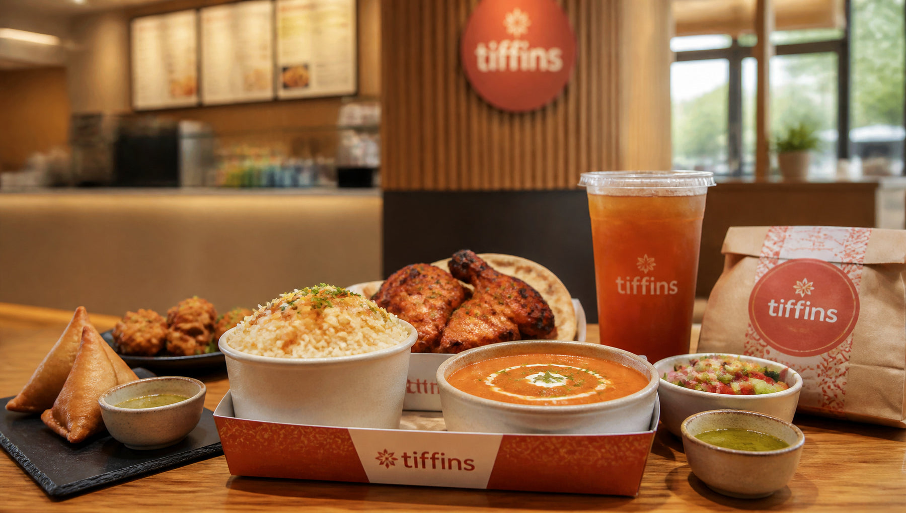 Tiffins Menu with Prices, Calories and Best Picks