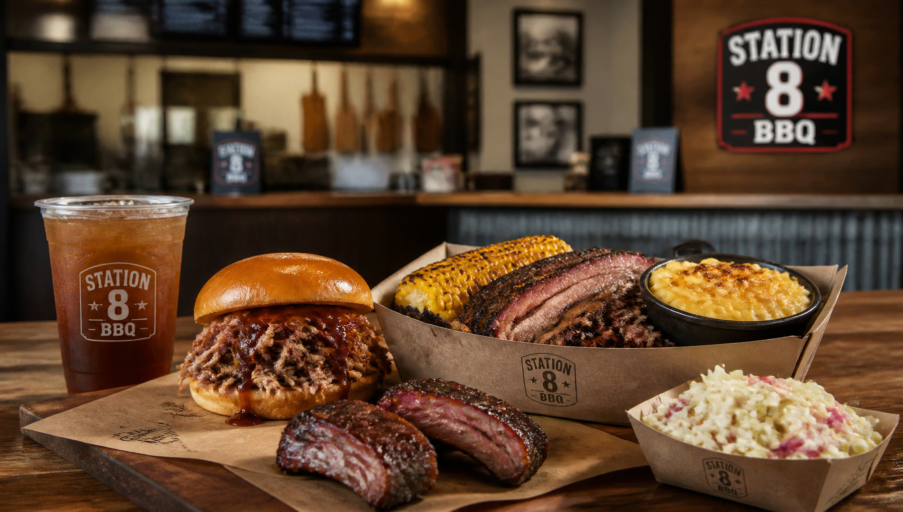 Station 8 BBQ Menu with Prices, Calories and Popular Items