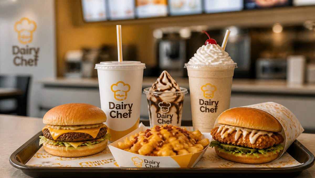 Dairy Chef Menu with Prices, Calories and Best Picks