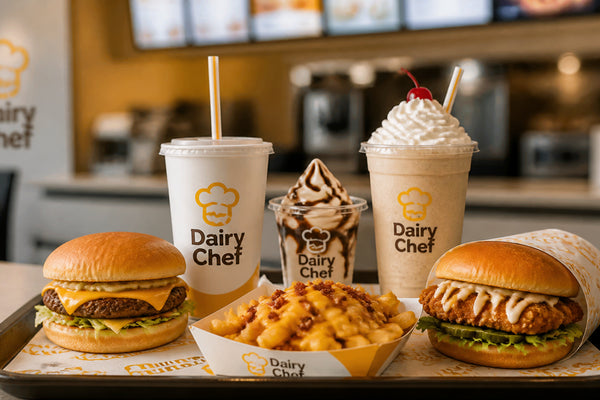 Dairy Chef Menu with Prices, Calories and Best Picks