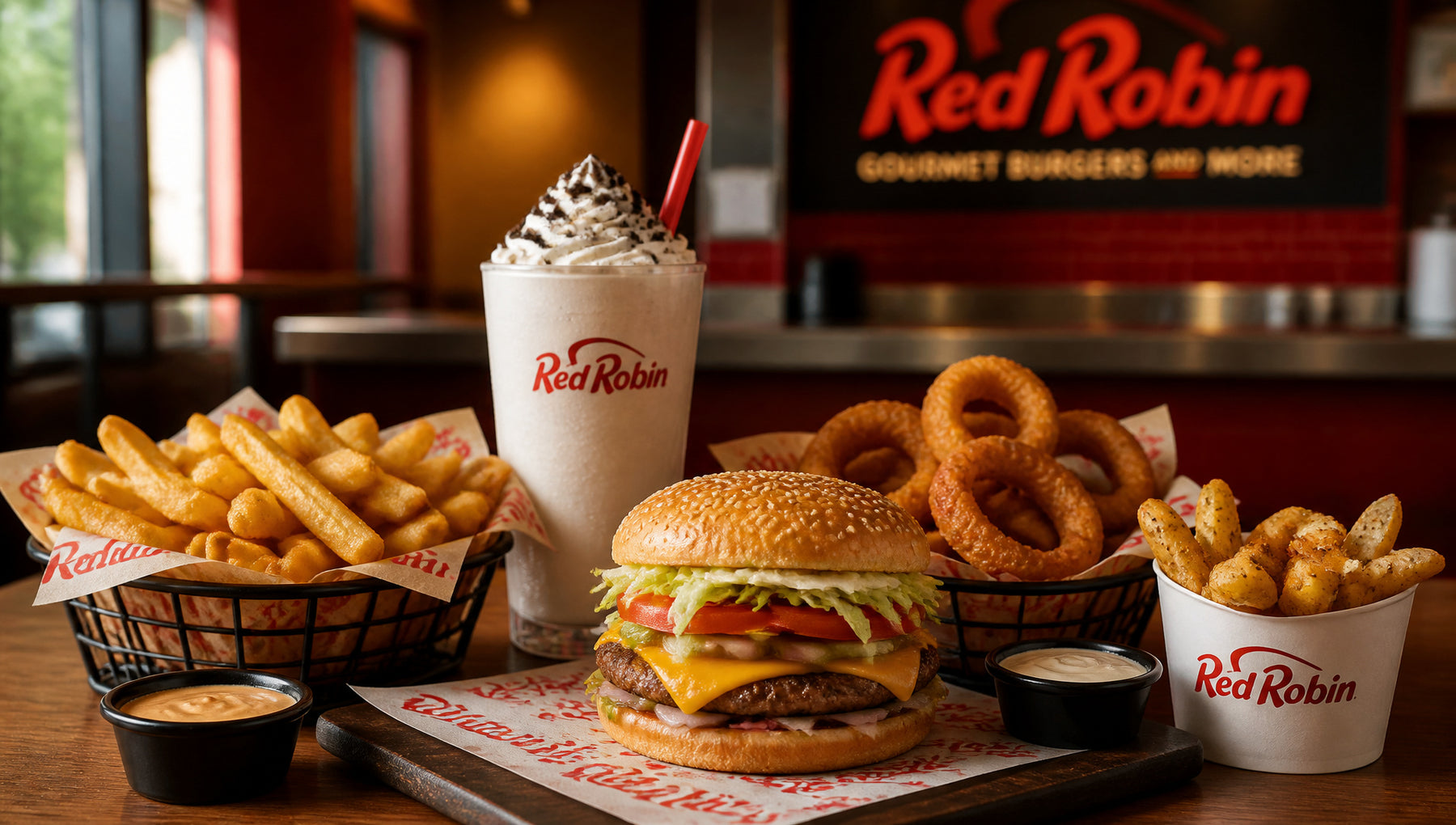 Red Robin Menu with Prices, Calories and Popular Items