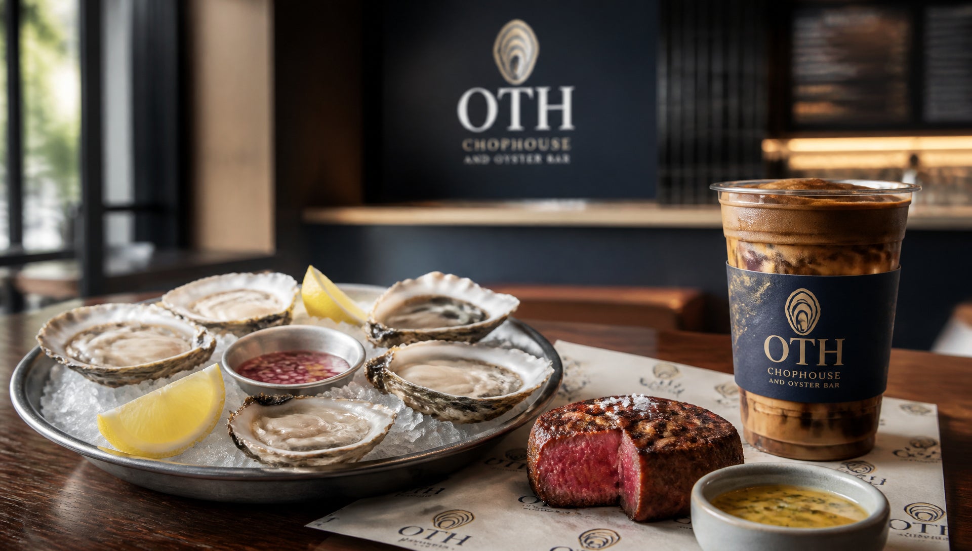 OTH Chophouse and Oyster Bar Menu with Prices and Calories