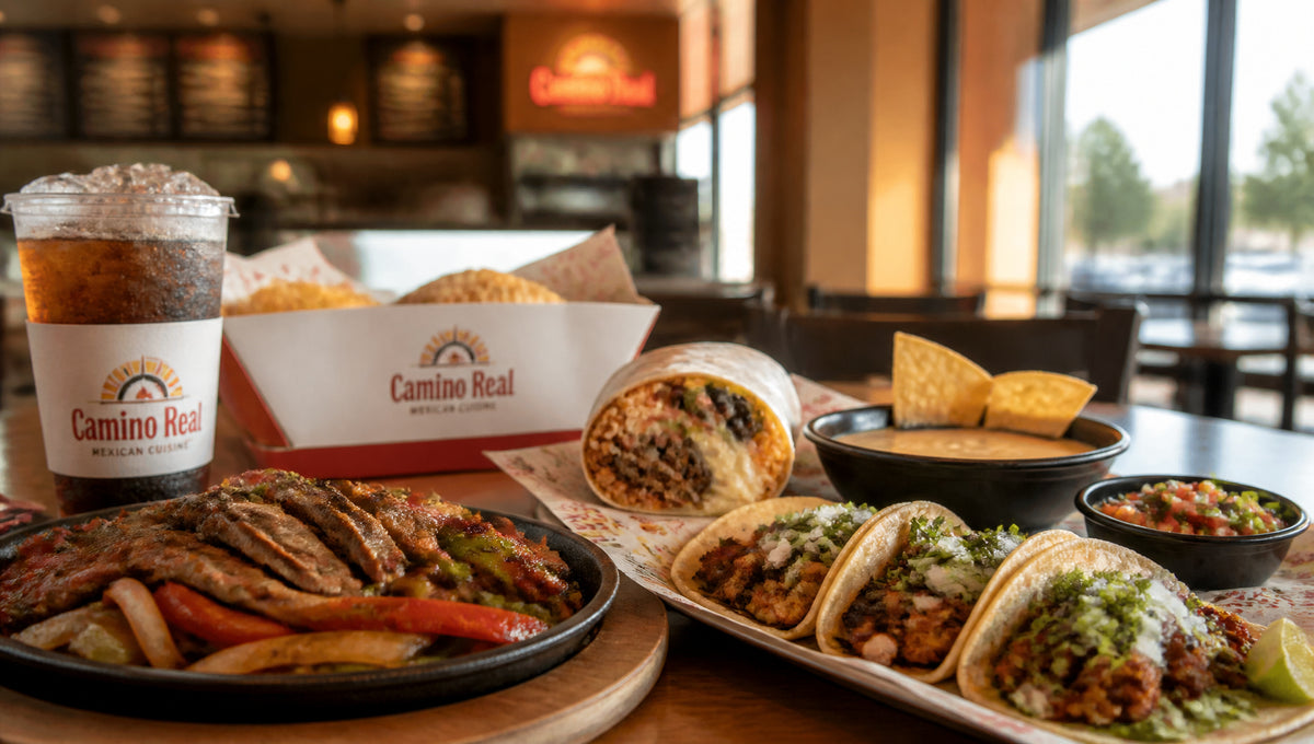 Camino Real Menu with Prices, Calories and Popular Items