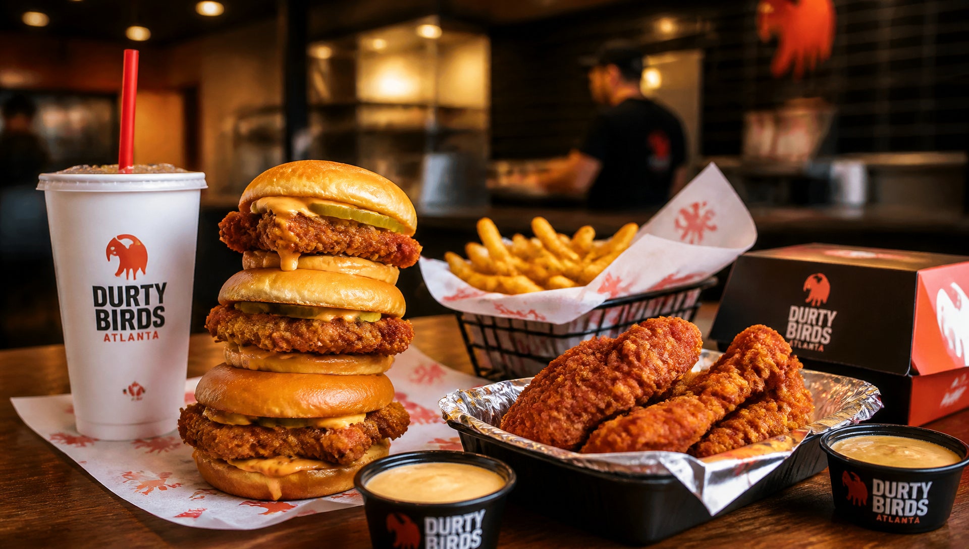 Durty Birds Atlanta Menu with Prices, Calories and Popular Items