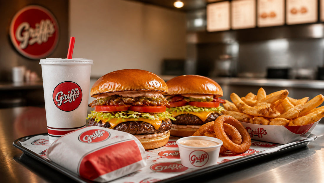 Griff's Menu: Prices, Calories and Best Giant Burgers