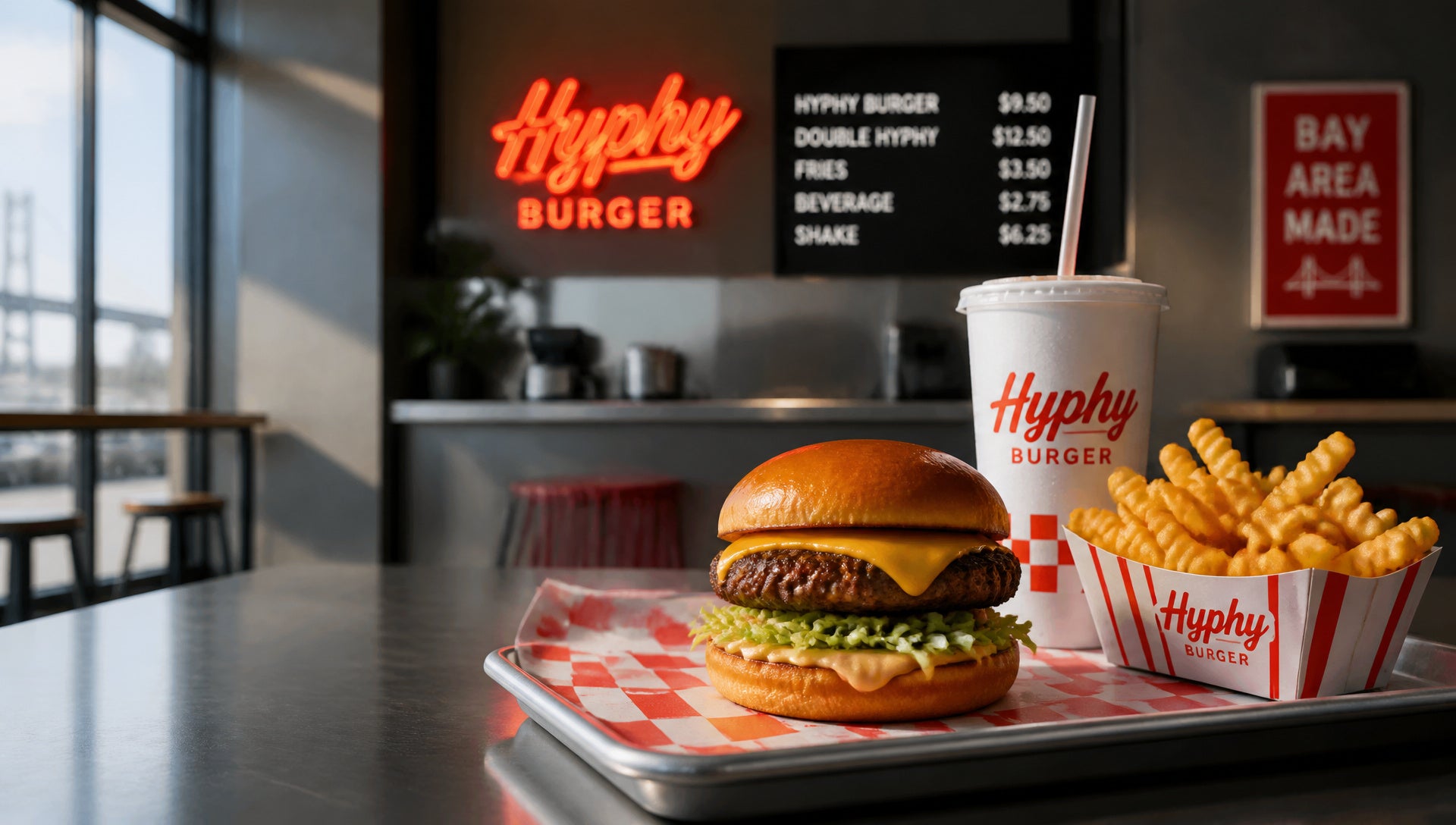 Hyphy Burger Menu with Prices, Calories and Popular Items