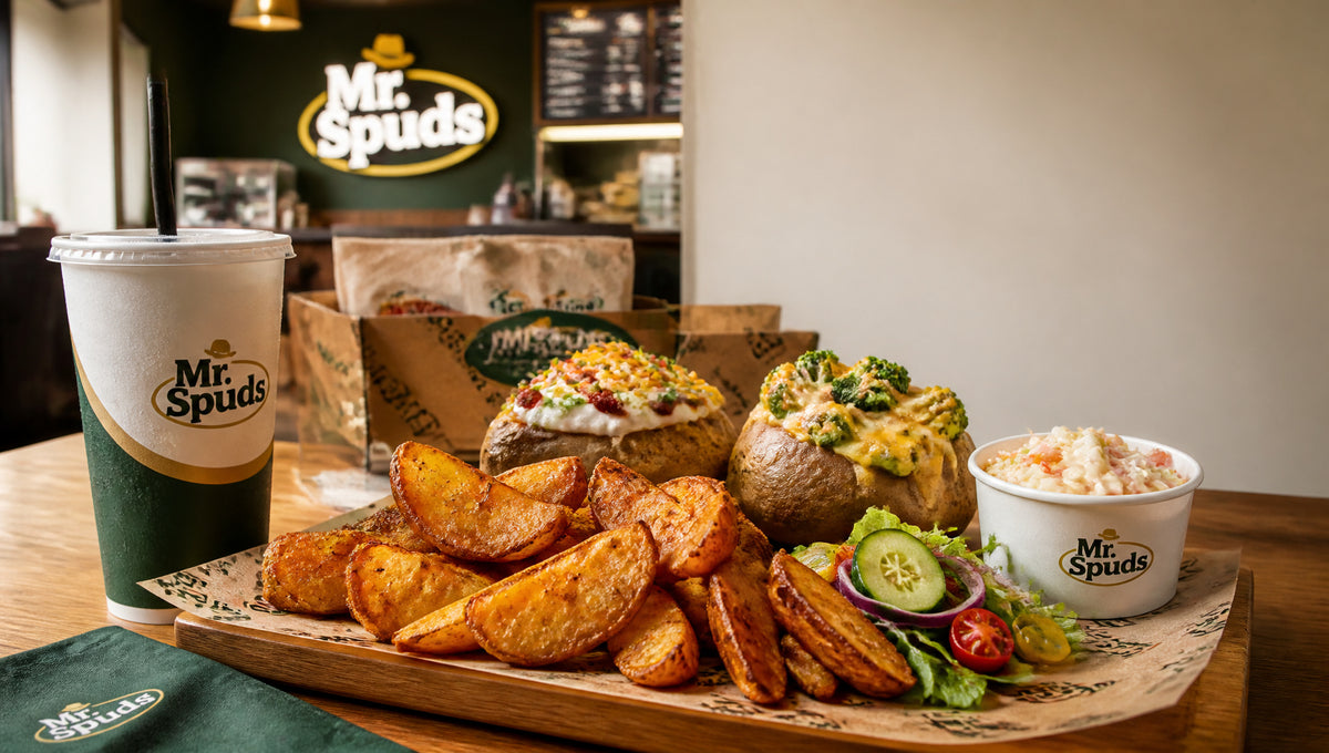 Mr. Spuds Menu with Prices, Calories and Popular Items