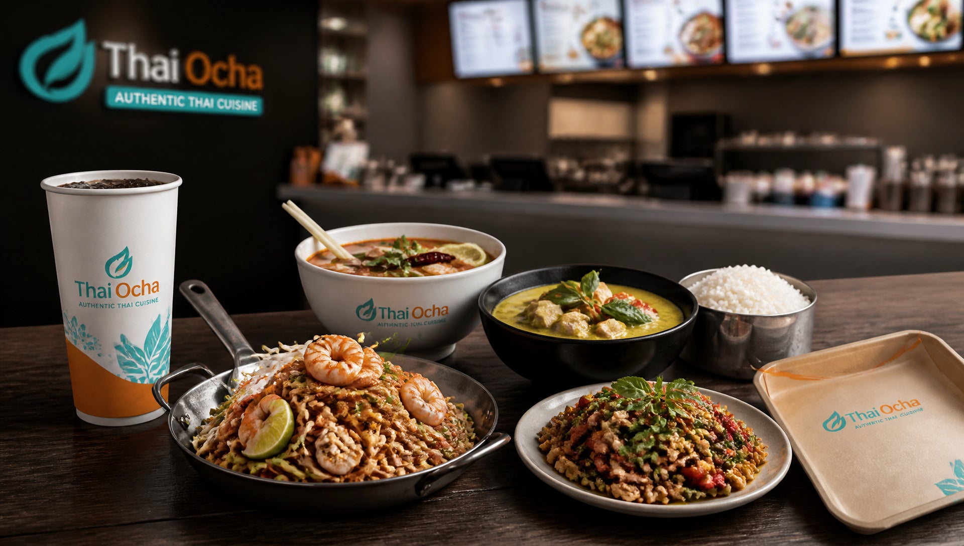 Thai Ocha Menu with Prices, Calories and Popular Items