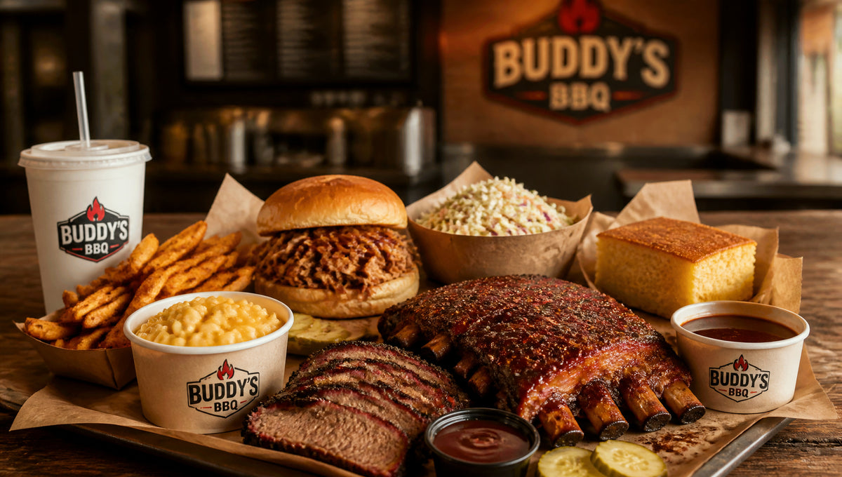Buddy's BBQ Menu with Prices, Calories and Popular Items