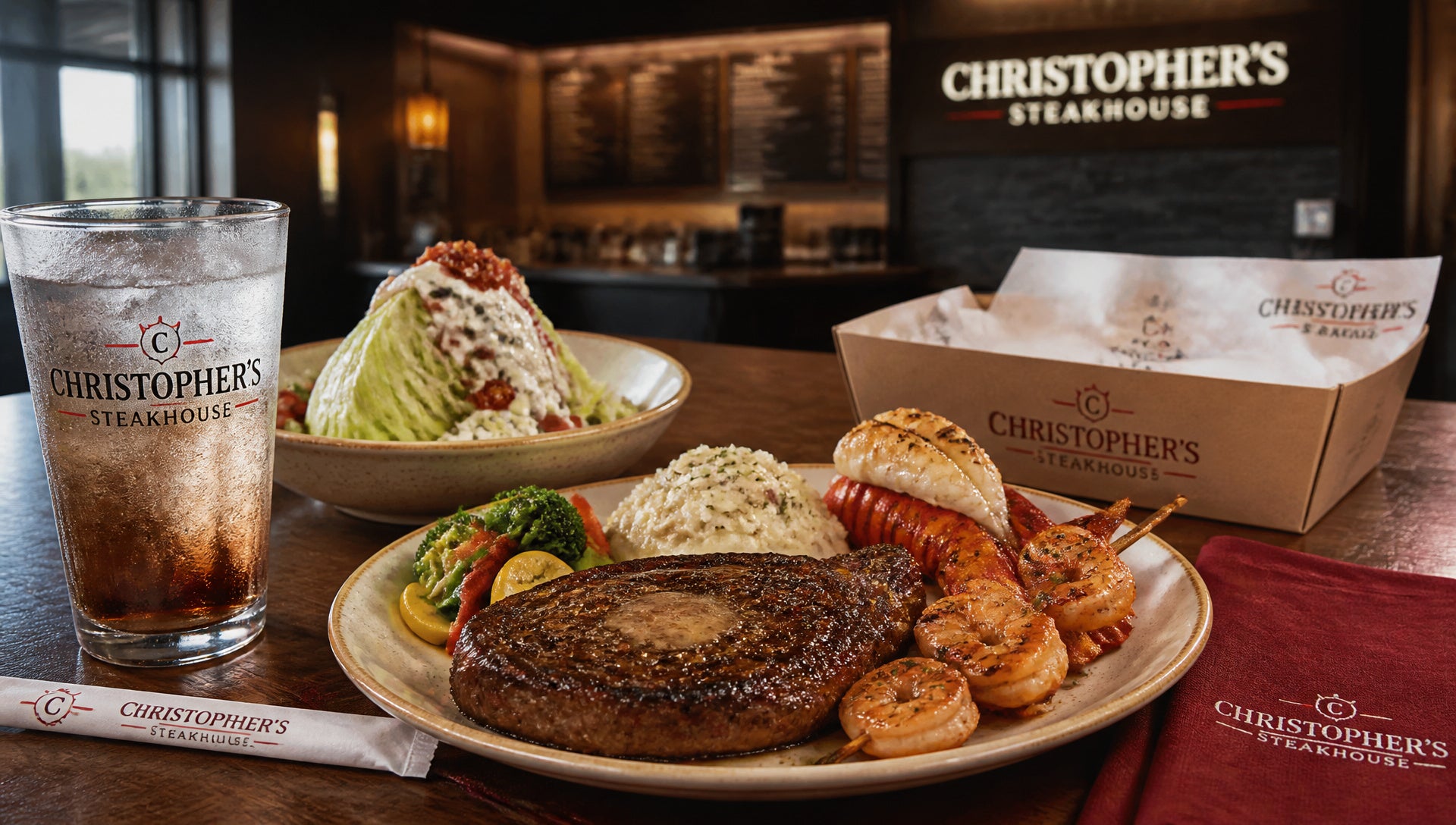 Christopher's Steakhouse and Seafood Menu with Prices