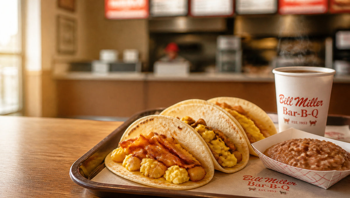 Bill Miller Breakfast Menu: Prices, Calories and Hours