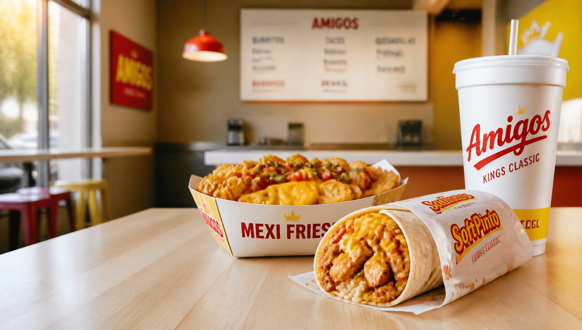 Amigos Menu with Prices, Calories and Popular Items