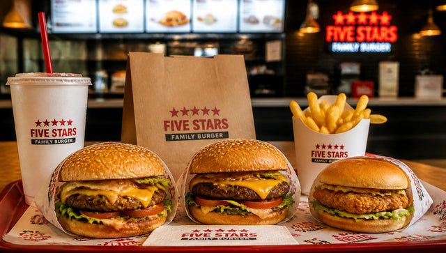 Five Stars Family Burger Menu Prices, Calories and Best Picks