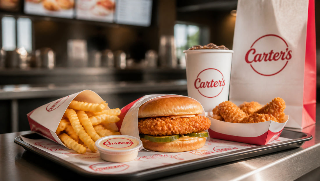 Carter's Menu with Prices, Calories and Popular Items