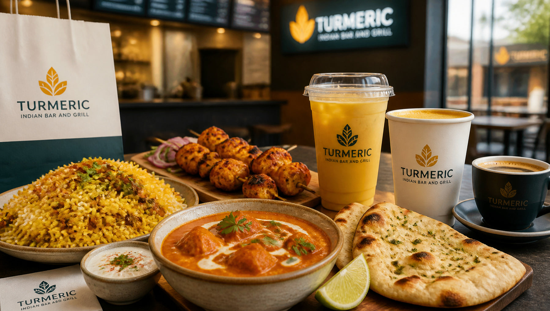Turmeric Indian Bar and Grill Menu Prices & Drinks
