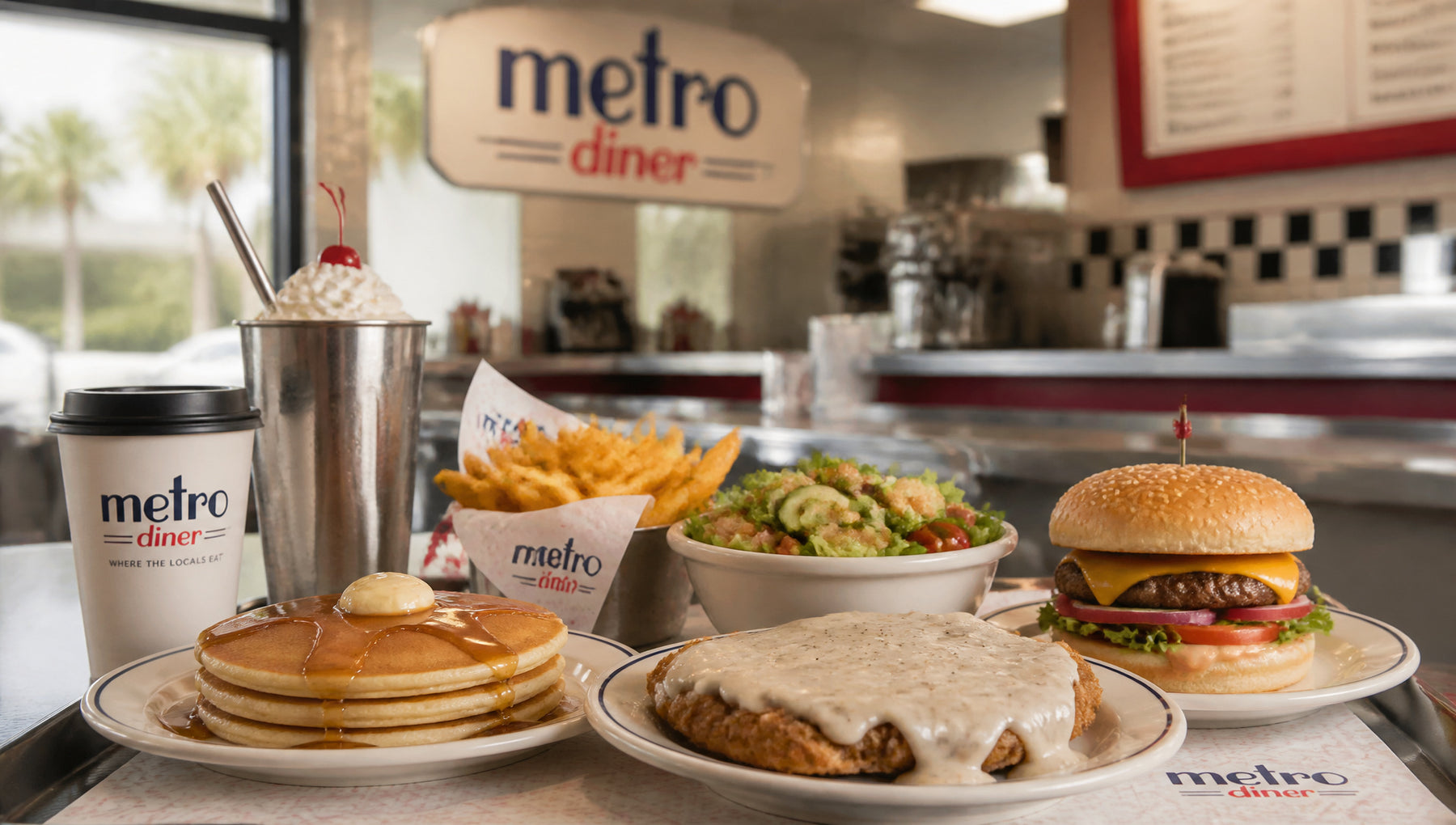 Metro Diner Menu with Prices, Calories and Best Picks