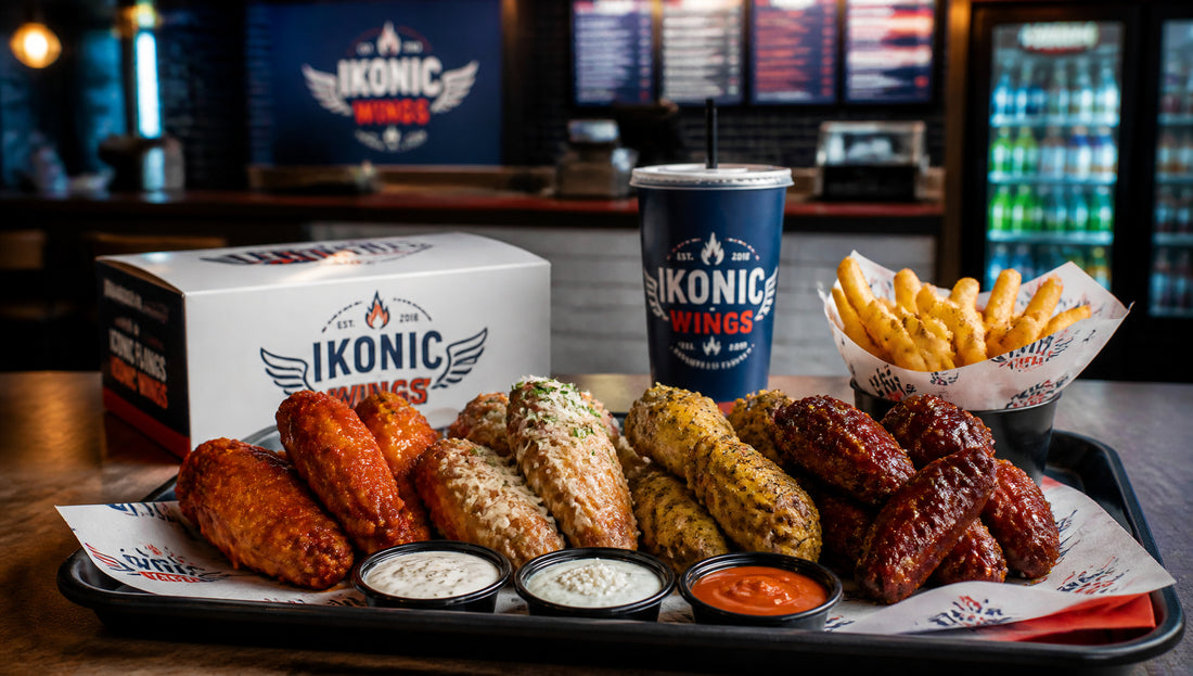 Ikonic Wings Menu with Prices, Flavors and Ordering Tips