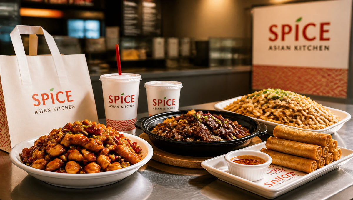 Spice Asian Kitchen Menu with Prices, Calories and Popular Items