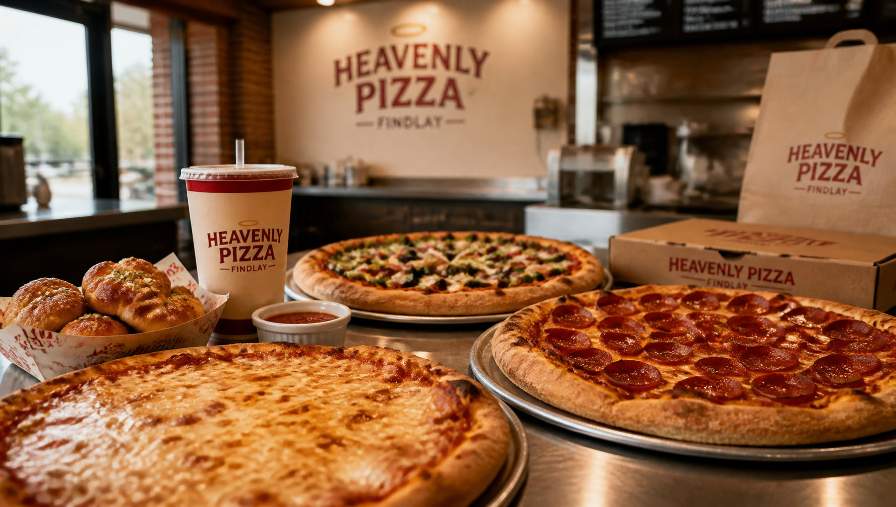Heavenly Pizza Findlay Menu Prices, Calories and Deals