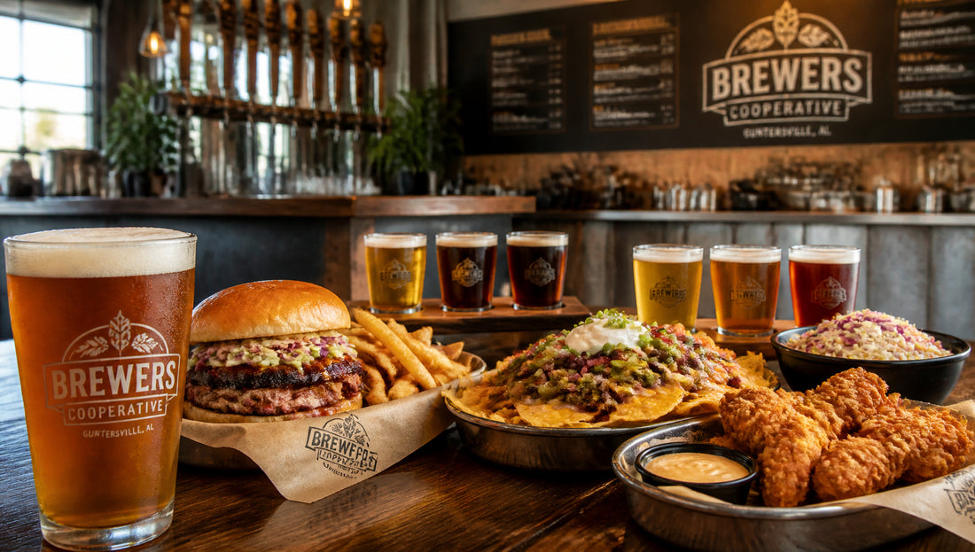 The Brewers Cooperative Guntersville Menu with Prices
